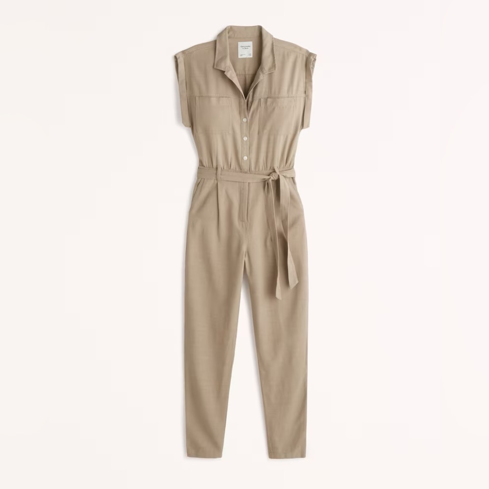 NWT Olive Green Utility Jumpsuit